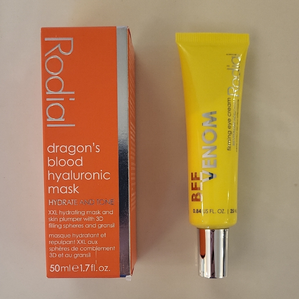 Rodial Dragon Blood Mask + Bee Venom Eye Cream NEW
